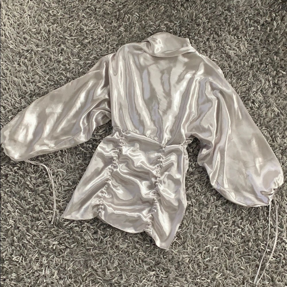 ASOS Balloon Sleeve Party Dress - Picture 2 of 4